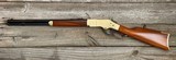 A. Uberti Model 1866 "Yellowboy" 45 Colt  20" octagon barrel short rifle - 4 of 15