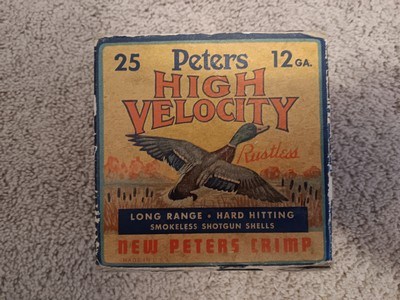 Peters High Velocity 12 ga. Box with shells!