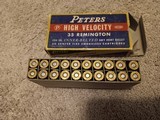 Vintage Peters 35 Remington High Velocity ammo. - 2 of 6