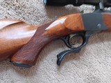 Ruger No.1B, Rare .222 cal. Early 1968 MFG. Red pad. Beautiful wood! With scope! - 3 of 10