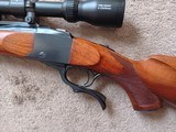 Ruger No.1B, Rare .222 cal. Early 1968 MFG. Red pad. Beautiful wood! With scope! - 9 of 10