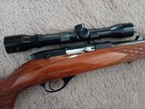 Weatherby Mark XXll.22lr tube fed, beautiful dark wood, with scope and sling! - 4 of 10