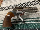 1977 Colt Diamondback 4" 22lr in Nickel with box and papers beautiful - 10 of 15
