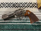 1977 Colt Diamondback 4" 22lr in Nickel with box and papers beautiful - 1 of 15