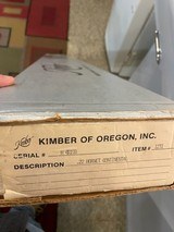 rare Kimber of Oregon 82B Continental 22 Hornet Mannlicher NIB - 15 of 15