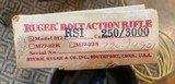 Rare Ruger 77 RSI NIB NOS Tang Safety 250 Savage 250-3000international mannlicher red pad - 2 of 15