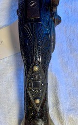Ottoman long barrel flintlock pistol - 7 of 15
