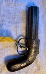 Allen and Thurber percussion pepperbox Grafton, Mass - 6 of 9