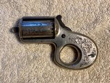 Reid Knuckle Duster .22 caliber 7 shot revolver in case - 4 of 11