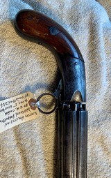 British percussion JR Cooper dragoon pepperbox - 3 of 9