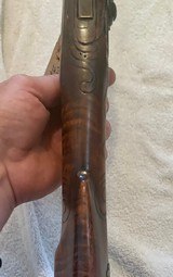 Flintlock Fullstock incise carved golden age Kentucky Rifle John Noll - 9 of 15