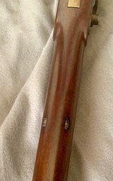 Half stock percussion smoothbore rifle by J. Miller Rochester NY - 4 of 15