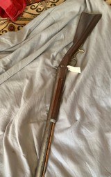 Half stock percussion smoothbore rifle by J. Miller Rochester NY - 10 of 15