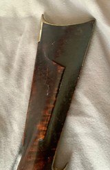 Percussion Fullstock Kentucky rifle by James Golcher. - 6 of 14