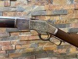 Winchester 1873 .44 WCF Half Magazine Case Hardened Special Order 1881 Factory Letter Nice - 14 of 15