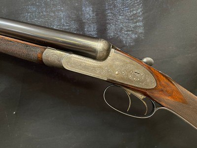 Lovely William Powell & Sons 12ga Sidelock SxS Beautiful Wood - Image 10 of 15