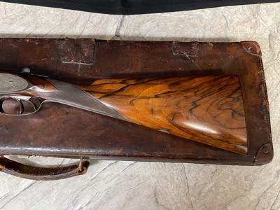 Lovely William Powell & Sons 12ga Sidelock SxS Beautiful Wood - Image 14 of 15