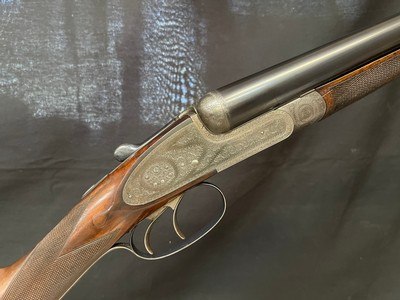 Lovely William Powell & Sons 12ga Sidelock SxS Beautiful Wood - Image 11 of 15