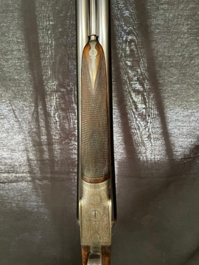 Lovely William Powell & Sons 12ga Sidelock SxS Beautiful Wood - Image 4 of 15
