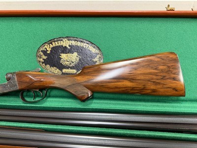 Rare Parker Reproduction DHE 28ga 2 Barrel Set Double Triggers Excellent - Image 6 of 15