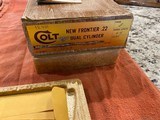 NOS Colt Frontier 4.4 inch Dual Cylinder .22 LR/22 Mag - 4 of 4