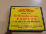 Vintage Western
No. 7 Improved Primers - 1 of 3