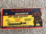 Winchester 250-3000 Savage
Silvertip - 1 of 6