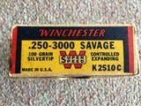 Winchester 250-3000 Savage
Silvertip - 6 of 6