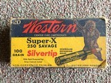 Western 250 Savage Super-X Silvertip - 1 of 6
