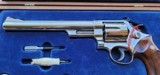 Smith and Wesson model 29-2 Nickle, never fired! Super rare, 8 3/4 barrel, original wood box, documents absolutely breath taking and flawless. - 2 of 9