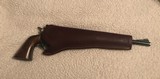 Harrington & Richardson Vintage Model 686 Convertible .22 Magnum, 6 shoot, 12" barrel with leather case. Model - 8 of 9