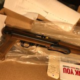 Ruger 10/22 LR with walnut under folder stock " New unfired " - 4 of 15