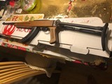 Ruger 10/22 LR with walnut under folder stock " New unfired " - 14 of 15