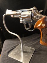 s&w model 19-3pinned & recessed , 4" beautiful bright finish "one of a kind" - 4 of 12