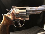 s&w model 19-3pinned & recessed , 4" beautiful bright finish "one of a kind" - 3 of 12