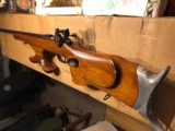 SCHULTZ & LARSEN SYSTEM .22 SUPER ACCURATE MATCH RIFLE / set trigger , thumb hole stock , match sights - 2 of 13