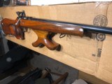 SCHULTZ & LARSEN SYSTEM .22 SUPER ACCURATE MATCH RIFLE / set trigger , thumb hole stock , match sights - 9 of 13