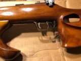 SCHULTZ & LARSEN SYSTEM .22 SUPER ACCURATE MATCH RIFLE / set trigger , thumb hole stock , match sights - 5 of 13