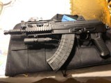 Arsenal Sam 7K pistol ,7.62x39 , Milled Receiver , Folding brace , Quad Rail , Light
and "See all open Tritium sight" and soft case ,As New - 12 of 15