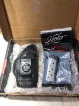 KIMBER MICRO 9 CSE , 9MM, BLUE / STAINLESS , LASER GRIPS, extras - 3 of 15