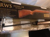 RWS MODEL 34 , 177 CAL. , rifle new in box