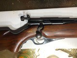 RareMossberg 46M .22 Short, Long, & Long Rifle Bolt Action Rifle Tube Fed W/ Peep Sight Nice 22 Rimfire - 9 of 10