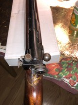RareMossberg 46M .22 Short, Long, & Long Rifle Bolt Action Rifle Tube Fed W/ Peep Sight Nice 22 Rimfire - 7 of 10
