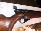 RareMossberg 46M .22 Short, Long, & Long Rifle Bolt Action Rifle Tube Fed W/ Peep Sight Nice 22 Rimfire - 2 of 10