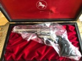 COLT SAA BAT MASTERSON , NICKEL AS NEW UNFIRED .22 LR IN BOX - 14 of 15