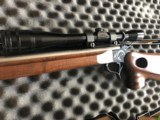 THOMPSON CENTER .22 MATCH TARGET RIFLE WITH 10X LYMAN SCOPE , MATCH BARREL , EXCELLENT - 3 of 14