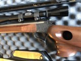 THOMPSON CENTER .22 MATCH TARGET RIFLE WITH 10X LYMAN SCOPE , MATCH BARREL , EXCELLENT - 10 of 14
