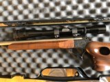 THOMPSON CENTER .22 MATCH TARGET RIFLE WITH 10X LYMAN SCOPE , MATCH BARREL , EXCELLENT - 9 of 14