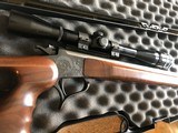 THOMPSON CENTER .22 MATCH TARGET RIFLE WITH 10X LYMAN SCOPE , MATCH BARREL , EXCELLENT - 7 of 14