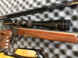 THOMPSON CENTER .22 MATCH TARGET RIFLE WITH 10X LYMAN SCOPE , MATCH BARREL , EXCELLENT - 6 of 14